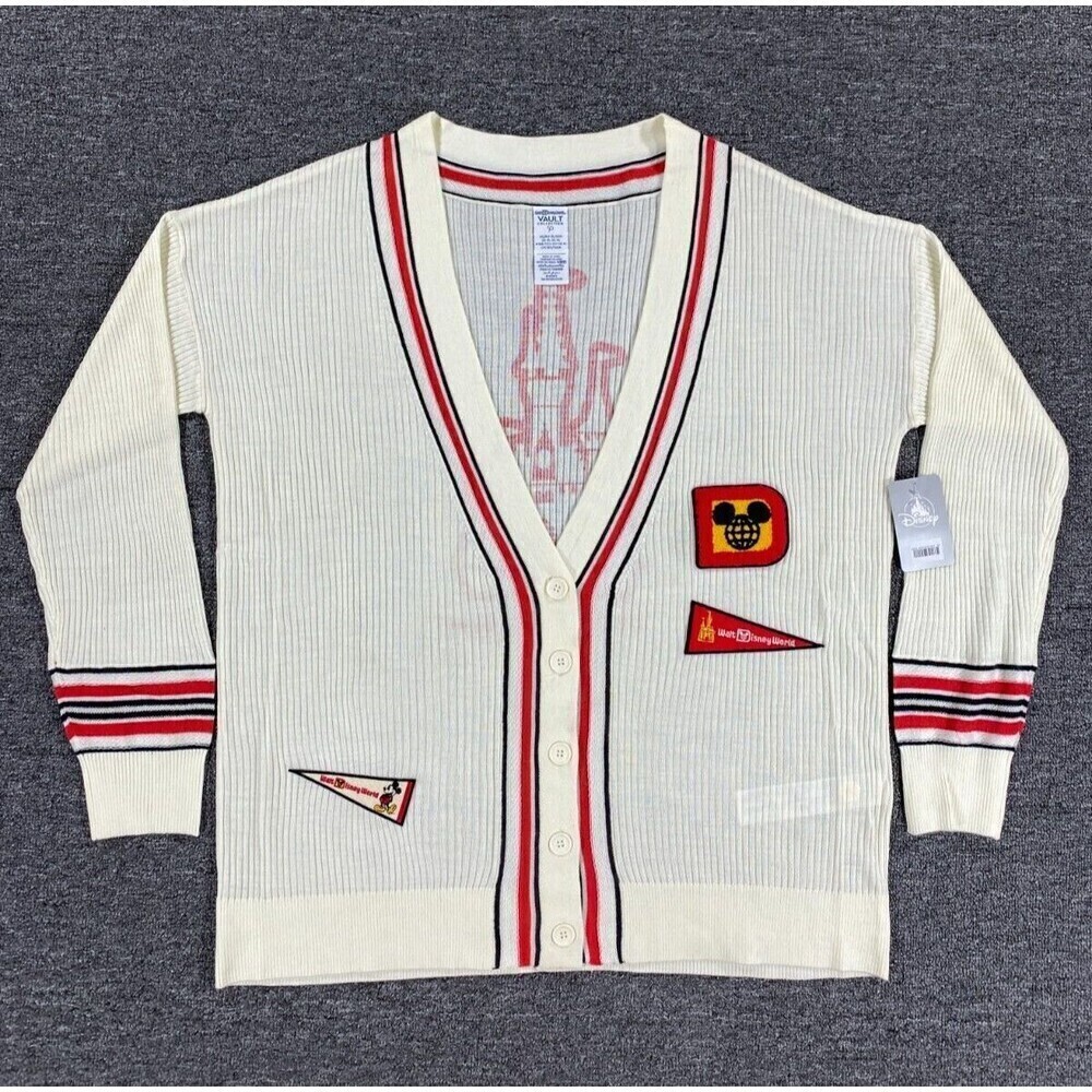 Walt Disney World Sweater Adult Extra Large Varsity Cardigan 50th Vault XL